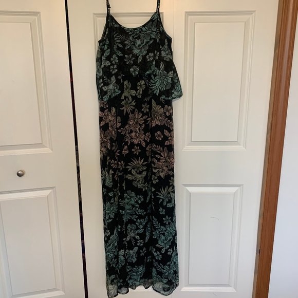 Jessica Simpson Maternity Floral Maxi Dress - Picture 3 of 4